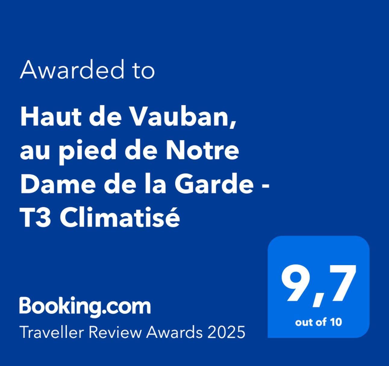 Haut De Vauban, Au Pied De Notre Dame De La Garde - T3 Climatise Marseille Ngoại thất bức ảnh